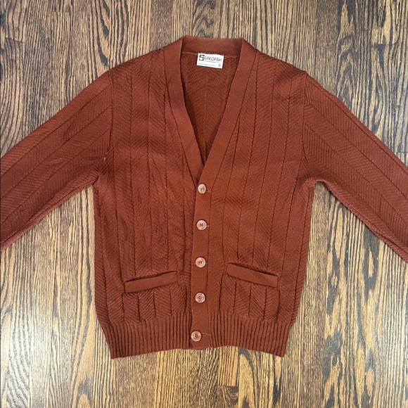 Vintage 80s Knit Cardigan - Picture 5 of 8